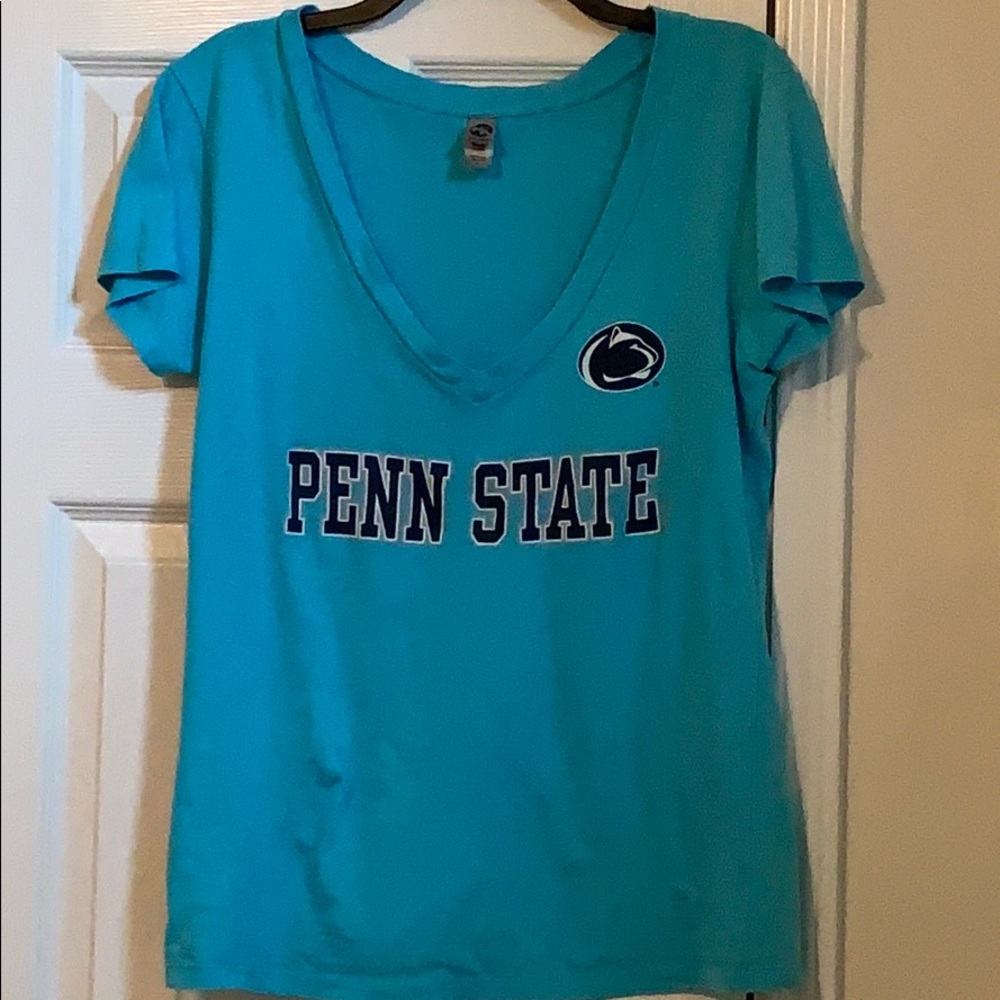 Aqua V-Neck Ladies Penn State Shirt